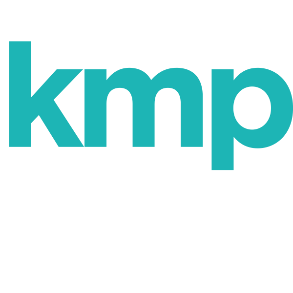 kmp logo 2022 white